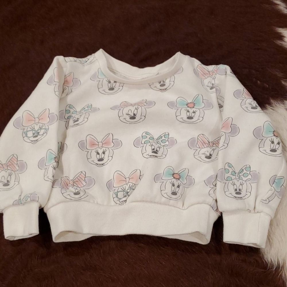 Disney Junior Minnie Sweatshirt Toddler Girls 18m